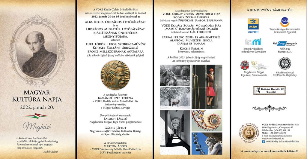 Alba Regia és Országos Miniatűr Fotópályázat kiállításának megnyitója