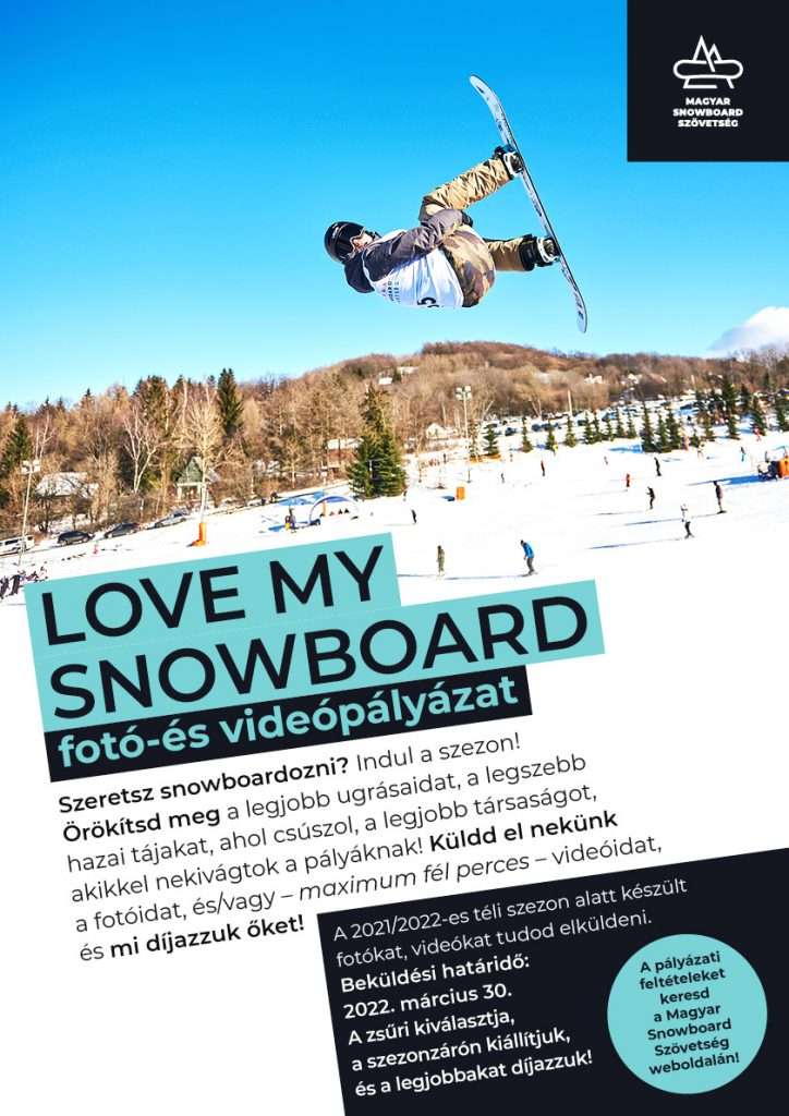 Love My Snowboard – a Magyar Snowboard Szövetség fotópályázata